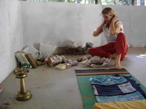 sorting ayurveda medicines....